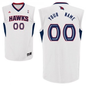 Atlanta Hawks Personnalisé Adidas Home Blanc Maillot d'équipe de NBA boutique en ligne - Swingman pour Homme