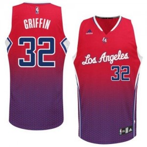 Maillot NBA Los Angeles Clippers #32 Blake Griffin Rouge Adidas Swingman Resonate Fashion - Homme