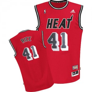 Maillot Adidas Rouge Throwback Swingman Miami Heat - Glen Rice #41 - Homme