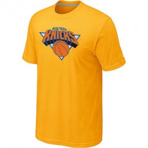 New York Knicks Big & Tall Tee-Shirt d'équipe de NBA - Jaune pour Homme