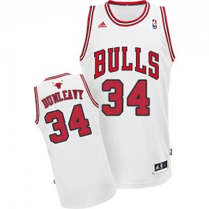 Maillot Adidas Blanc Home Swingman Chicago Bulls - Mike Dunleavy #34 - Homme