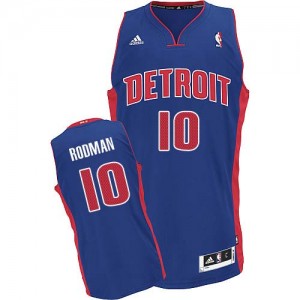 Maillot Swingman Detroit Pistons NBA Road Bleu royal - #10 Dennis Rodman - Homme