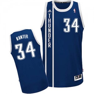 Maillot Swingman Oklahoma City Thunder NBA Alternate Bleu marin - #34 Enes Kanter - Homme