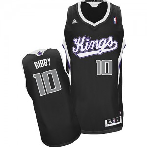 Maillot NBA Noir Mike Bibby #10 Sacramento Kings Alternate Swingman Homme Adidas