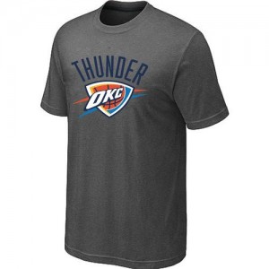T-shirt principal de logo Oklahoma City Thunder NBA Big & Tall Gris foncé - Homme