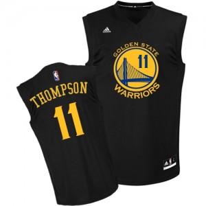 Maillot NBA Authentic Klay Thompson #11 Golden State Warriors Fashion Noir - Homme