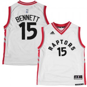 Maillot NBA Authentic Anthony Bennett #15 Toronto Raptors Blanc - Homme