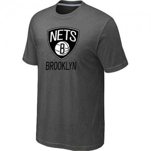 Tee-Shirt NBA Gris foncé Brooklyn Nets Big & Tall Homme