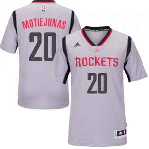 Maillot Swingman Houston Rockets NBA Alternate Gris - #20 Donatas Motiejunas - Homme