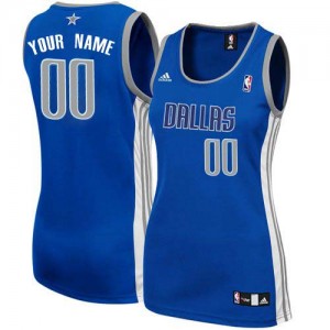 Dallas Mavericks Swingman Personnalisé Alternate Maillot d'équipe de NBA - Bleu marin pour Femme