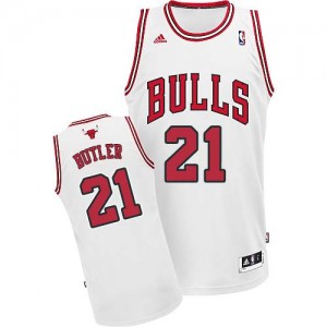 Maillot Adidas Blanc Home Swingman Chicago Bulls - Jimmy Butler #21 - Enfants