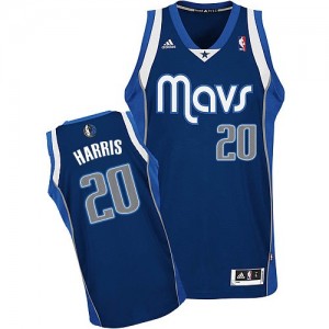 Maillot NBA Bleu marin Devin Harris #20 Dallas Mavericks Alternate Swingman Homme Adidas