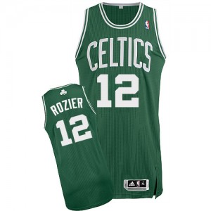 Maillot NBA Authentic Terry Rozier #12 Boston Celtics Road Vert (No Blanc) - Homme