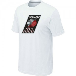 Portland Trail Blazers Big & Tall Tee-Shirt d'équipe de NBA - Blanc pour Homme