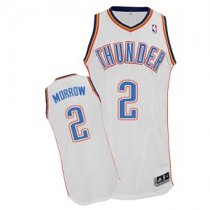 Maillot NBA Blanc Anthony Morrow #2 Oklahoma City Thunder Home Authentic Homme Adidas