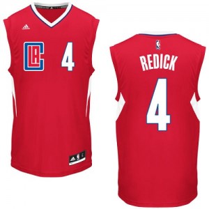 Maillot Adidas Rouge Road Authentic Los Angeles Clippers - JJ Redick #4 - Homme