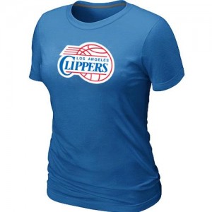 T-shirt principal de logo Los Angeles Clippers NBA Big & Tall Bleu clair - Femme
