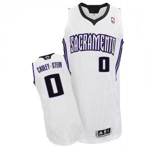 Maillot NBA Blanc Willie Cauley-Stein #0 Sacramento Kings Home Authentic Homme Adidas