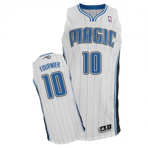 Orlando Magic #10 Adidas Home Blanc Authentic Maillot d'équipe de NBA pas cher - Evan Fournier pour Homme