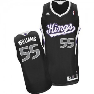Maillot Adidas Noir Alternate Swingman Sacramento Kings - Jason Williams #55 - Homme