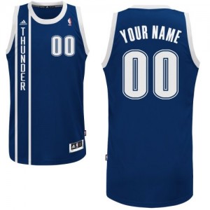 Oklahoma City Thunder Personnalisé Adidas Alternate Bleu marin Maillot d'équipe de NBA préférentiel - Swingman pour Enfants