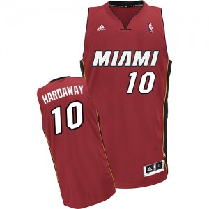 Maillot NBA Rouge Tim Hardaway #10 Miami Heat Alternate Swingman Homme Adidas