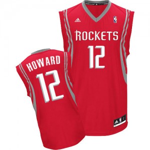 Houston Rockets #12 Adidas Road Rouge Swingman Maillot d'équipe de NBA boutique en ligne - Dwight Howard pour Homme