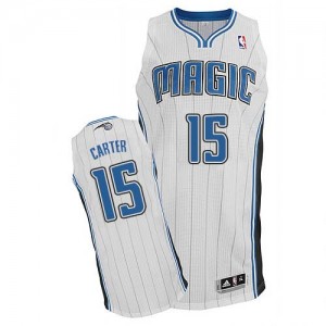 Maillot Authentic Orlando Magic NBA Home Blanc - #15 Vince Carter - Homme