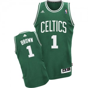Maillot Adidas Vert (No Blanc) Road Swingman Boston Celtics - Walter Brown #1 - Homme