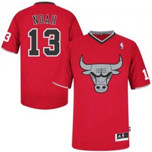 Maillot NBA Authentic Joakim Noah #13 Chicago Bulls 2013 Christmas Day Rouge - Homme