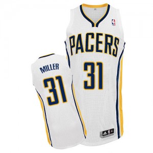 Maillot Authentic Indiana Pacers NBA Home Blanc - #31 Reggie Miller - Homme