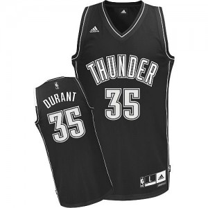 Maillot NBA Swingman Kevin Durant #35 Oklahoma City Thunder Shadow Noir - Homme