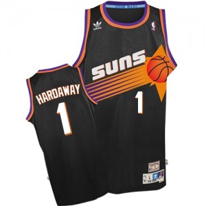 Phoenix Suns #1 Adidas Throwback Noir Authentic Maillot d'équipe de NBA achats en ligne - Penny Hardaway pour Homme