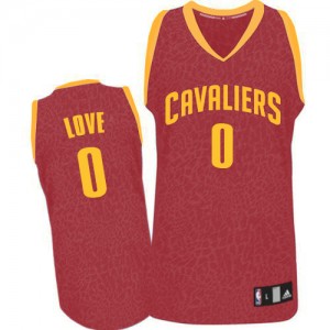 Cleveland Cavaliers #0 Adidas Crazy Light Rouge Authentic Maillot d'équipe de NBA la vente - Kevin Love pour Homme