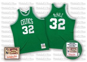 Boston Celtics #32 Mitchell and Ness Throwback Vert Swingman Maillot d'équipe de NBA prix d'usine en ligne - Kevin Mchale pour Homme