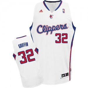 Los Angeles Clippers #32 Adidas Home Blanc Swingman Maillot d'équipe de NBA pour pas cher - Blake Griffin pour Enfants