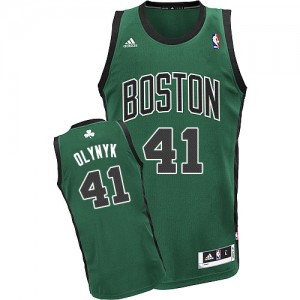 Maillot Adidas Vert (No. noir) Alternate Swingman Boston Celtics - Kelly Olynyk #41 - Homme