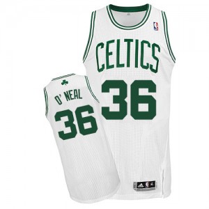 Maillot NBA Authentic Shaquille O'Neal #36 Boston Celtics Home Blanc - Homme