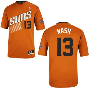 Maillot NBA Phoenix Suns #13 Steve Nash Orange Adidas Authentic Alternate - Femme