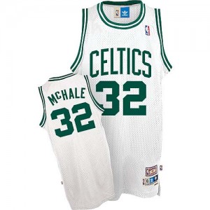 Maillot NBA Authentic Kevin Mchale #32 Boston Celtics Throwback Blanc - Homme