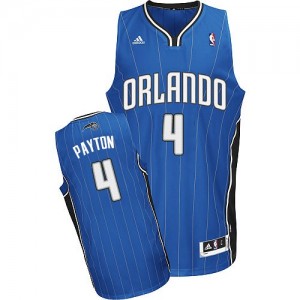 Maillot NBA Orlando Magic #4 Elfrid Payton Bleu royal Adidas Swingman Road - Homme