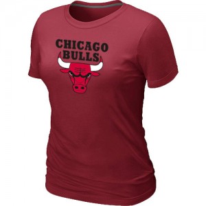 Chicago Bulls Big & Tall Tee-Shirt d'équipe de NBA - Rouge pour Femme