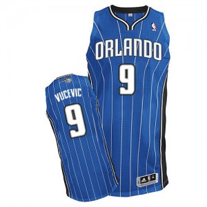 Maillot NBA Authentic Nikola Vucevic #9 Orlando Magic Road Bleu royal - Homme