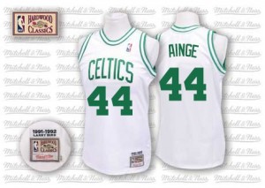 Maillot NBA Blanc Danny Ainge #44 Boston Celtics Throwback Authentic Homme Mitchell and Ness