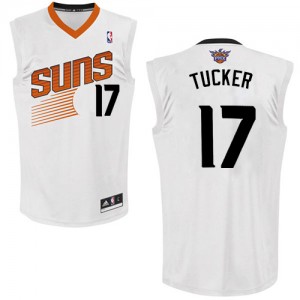 Phoenix Suns PJ Tucker #17 Home Swingman Maillot d'équipe de NBA - Blanc pour Homme