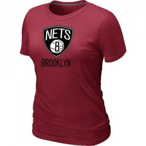 Tee-Shirt NBA Brooklyn Nets Rouge Big & Tall - Femme