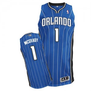 Maillot Authentic Orlando Magic NBA Road Bleu royal - #1 Tracy Mcgrady - Homme