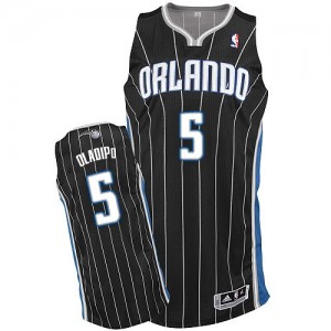 Orlando Magic #5 Adidas Alternate Noir Authentic Maillot d'équipe de NBA Braderie - Victor Oladipo pour Homme