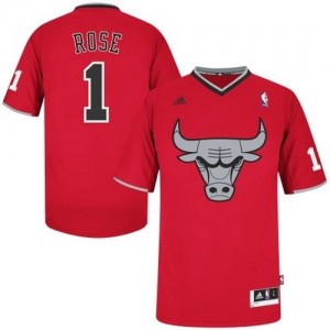 Maillot NBA Swingman Derrick Rose #1 Chicago Bulls 2013 Christmas Day Rouge - Homme