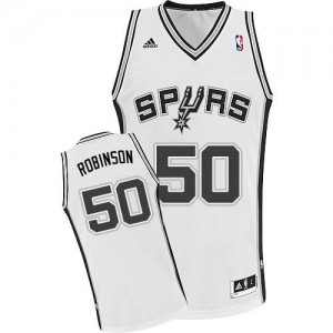 Maillot NBA Swingman David Robinson #50 San Antonio Spurs Home Blanc - Homme